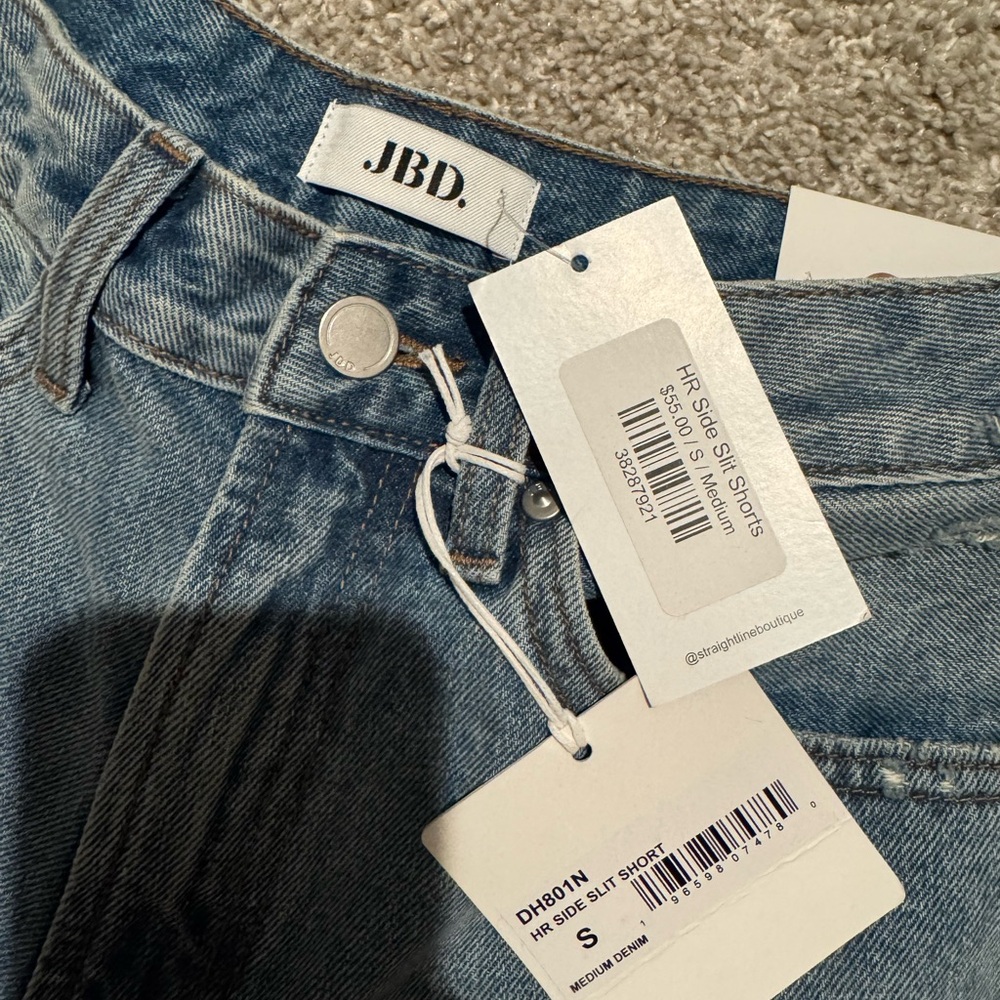 Just Black Blue Jean Shorts